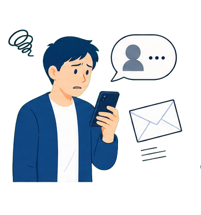 共有者と連絡が取れないのイメージ