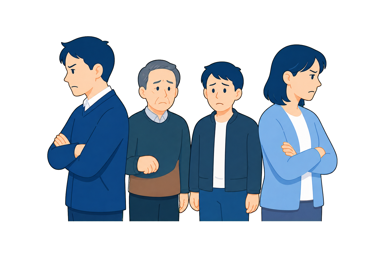 関係がさらに悪化するのイメージ