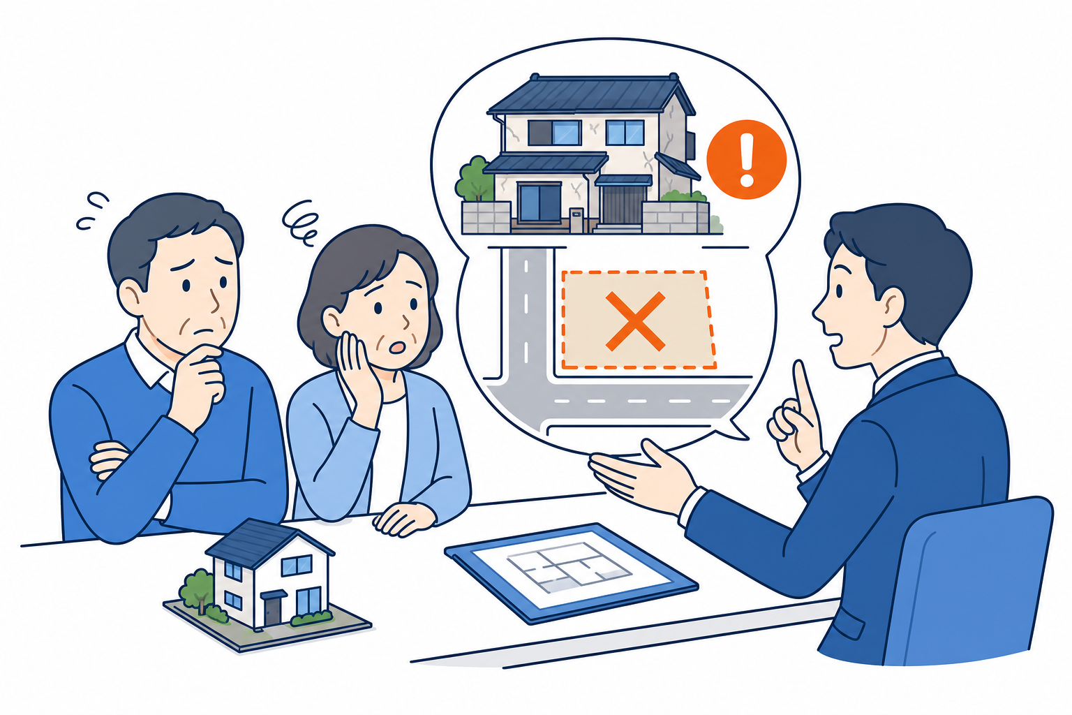 更地にすると元に戻せないのイメージ