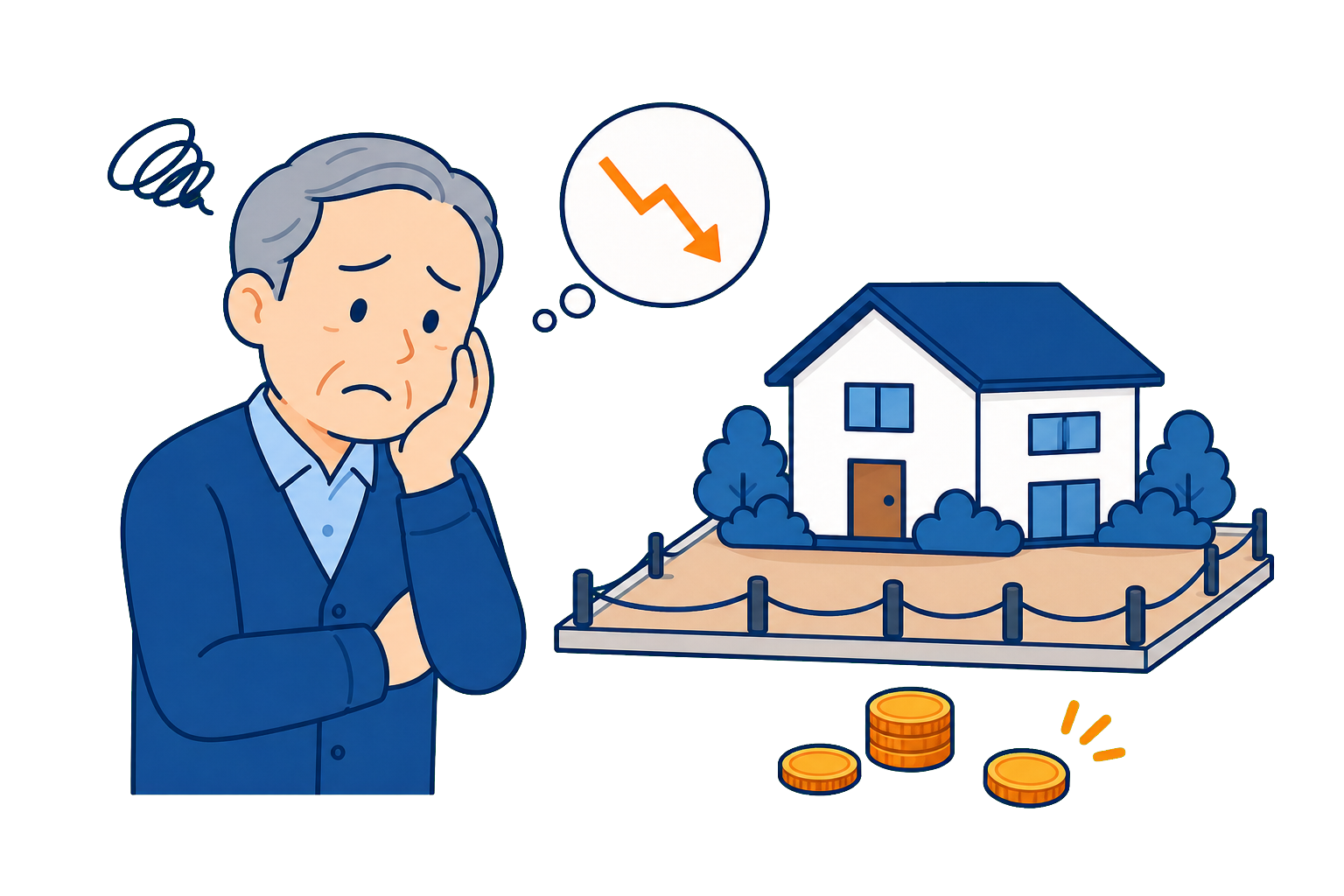 地代収入が少ないのイメージ