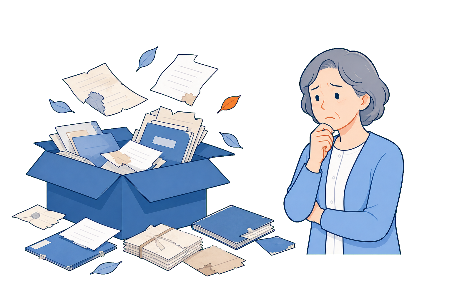契約経緯が分からなくなるのイメージ